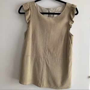 J.Crew Collection Perforated Suede Top